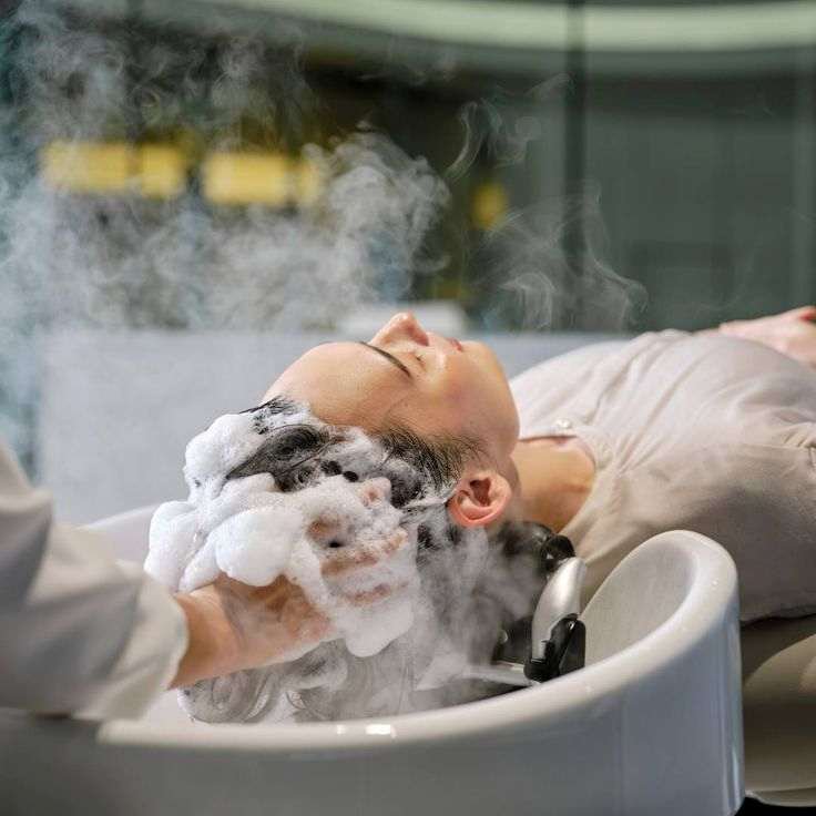 K-head spa at Slon Hair Gangnam, Seoul